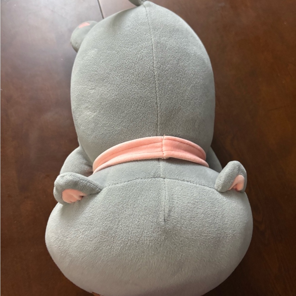 Cute Gray and Pink Cat Plush Toy - Picture 3 of 6